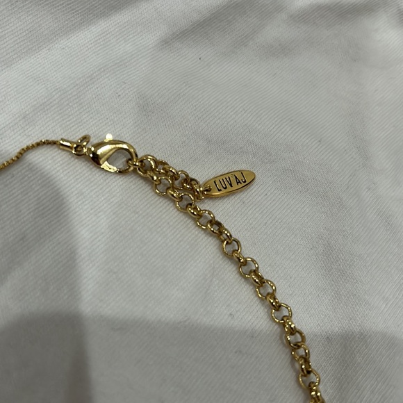 NWOT LUV AJ Gold Plated 14k antique gold shine new without tag - Picture 5 of 5